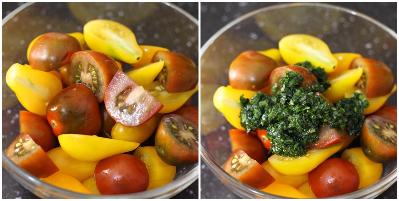 salata de rosii cu ierburi aromatice