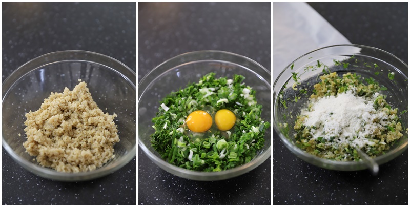 chiftele cu quinoa si legume