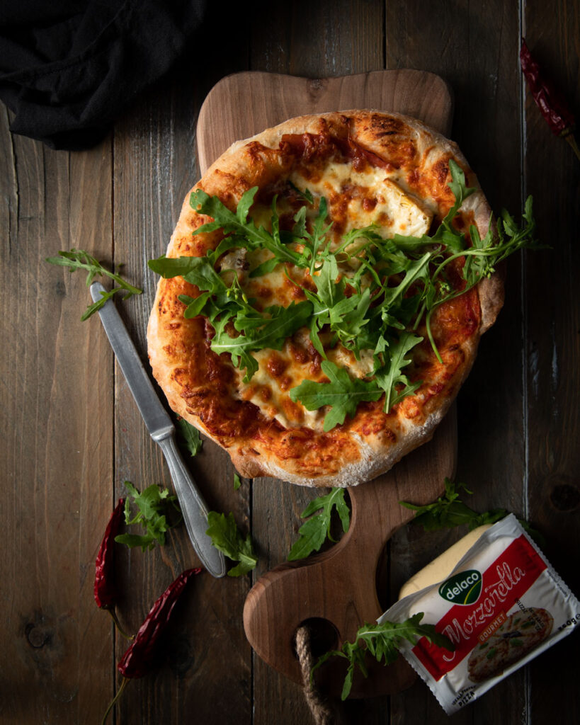 pizza cu prosciutto