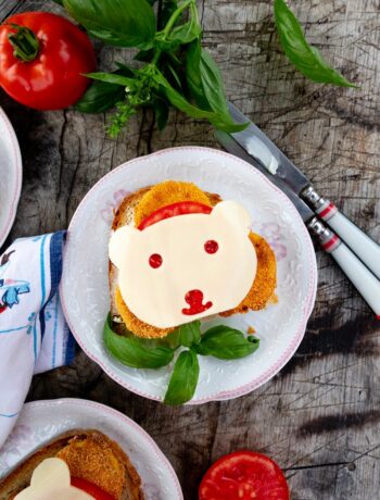 sandvis cu dovlecei pane si branza gouda